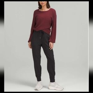 Lululemon Ready to Fleece High-Rise JoggerHeathered Black sz 2